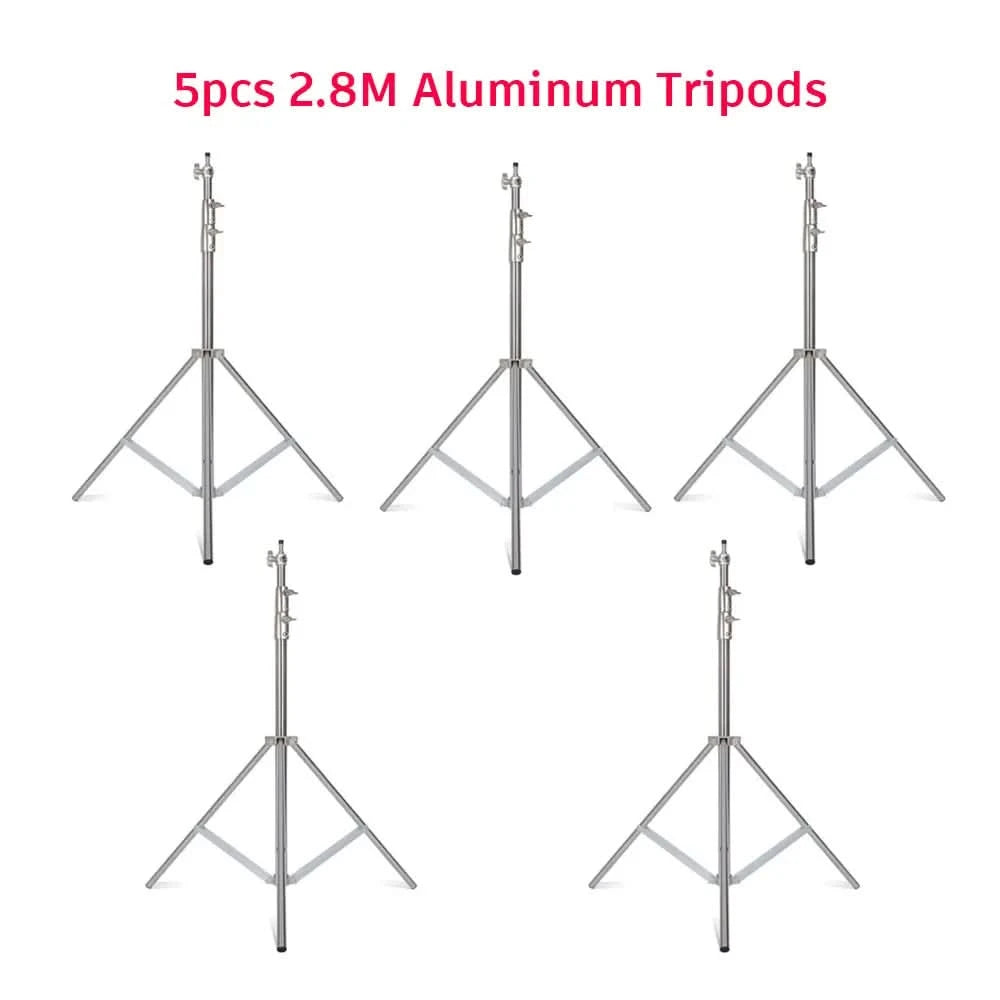 SH 280cm Edelstahl-Lampenstativ Fotostativ für Foto-Video-Beleuchtung Federgedämpftes Hochleistungs-Stativ