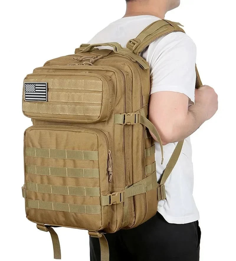 45L Taktischer Rucksack Große Kapazität Outdoor-Rucksack 3-Tages-Fitness-Wanderrucksack Wander- und Campingausrüstung Rucksäcke