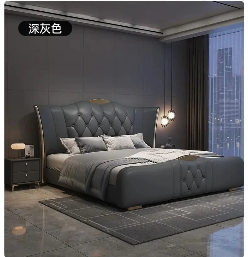 Bedgeraamte & Frames Bedframes Queen Size With Mattress Bed 180x200cm King Size Single Bed Base Modern Bedroom Set Furniture