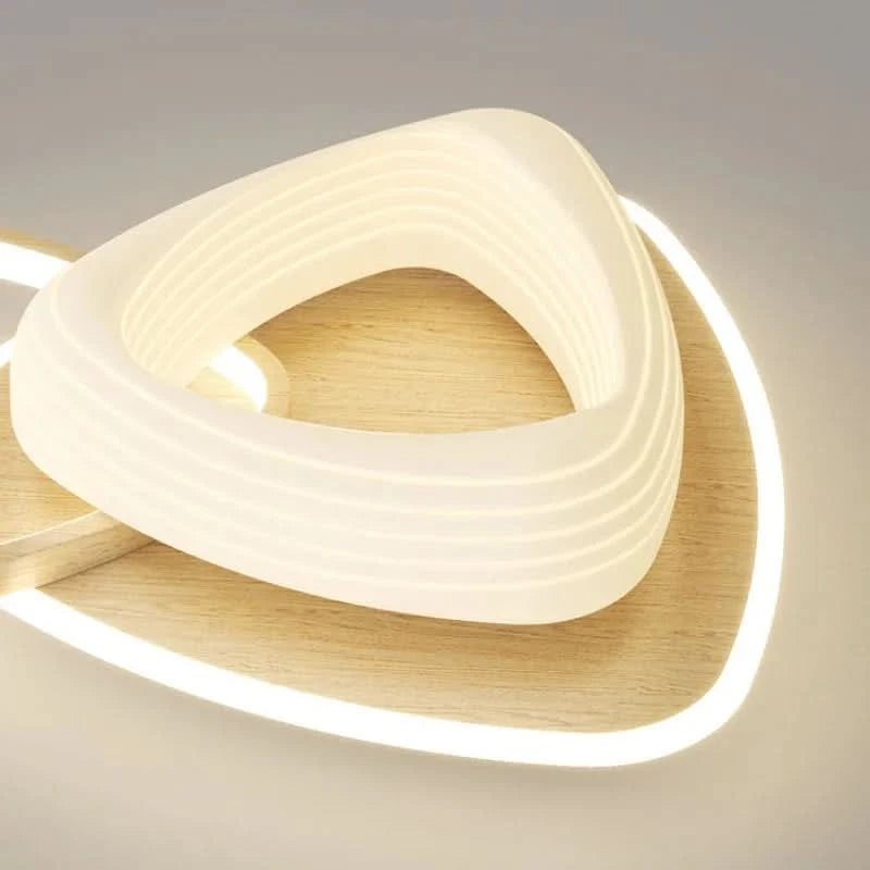 Bedroom light creamy style warm romantic children's room full spectrum eye protection designer's creative flower ceiling light