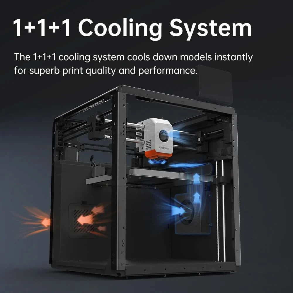 Anycubic Kobra S1 Combo Multi-Color 3D Printer Up to 600mm/s High Speed Printing Auto Leveling CoreXY Structure Direct Extruder