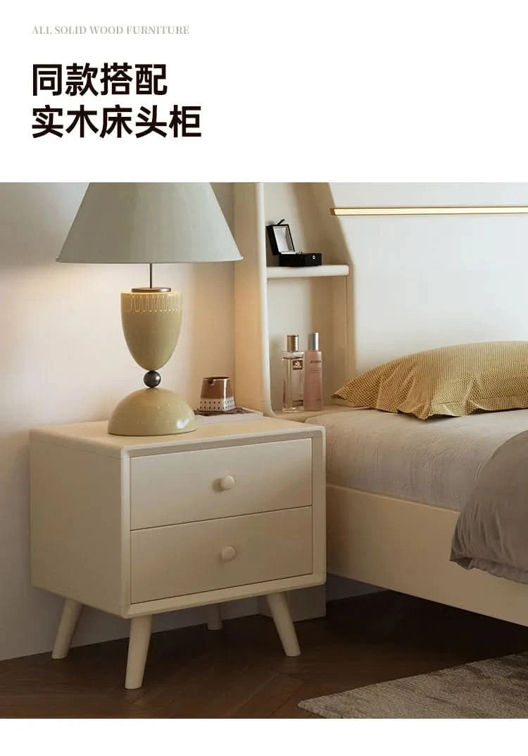 Bedside Table White Double Bed Wooden Bedding Teen Girls Queen Size Double Bed Frame High Clearance Hotel Bedroom Furnitures