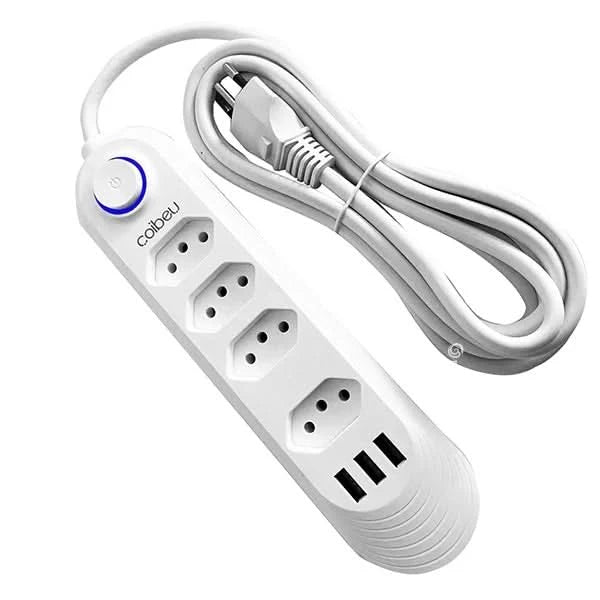 Mehrfachsteckdose, Steckdosenleiste, USB-Steckdose, Steckdosenleiste mit Filter, Steckdosenleiste, Verlängerungskabel, 110-220V, 10A