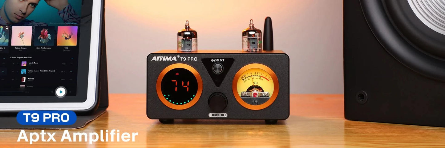 AIYIMA Audio A07 MAX Stereo-Verstärker 300W X2 TPA3255 Leistungsverstärker 2-Kanal brückbar Mono 600W Verstärker für Passivlautsprecher
