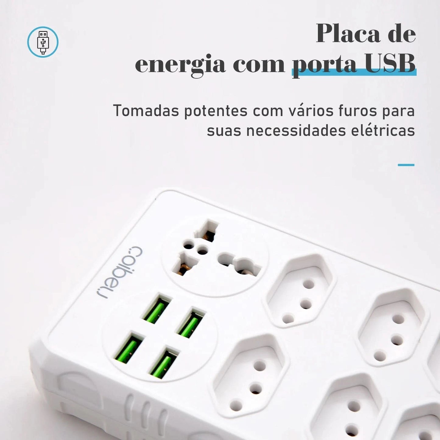 Mehrfachsteckdose, Steckdosenleiste, USB-Steckdose, Steckdosenleiste mit Filter, Steckdosenleiste, Verlängerungskabel, 110-220V, 10A