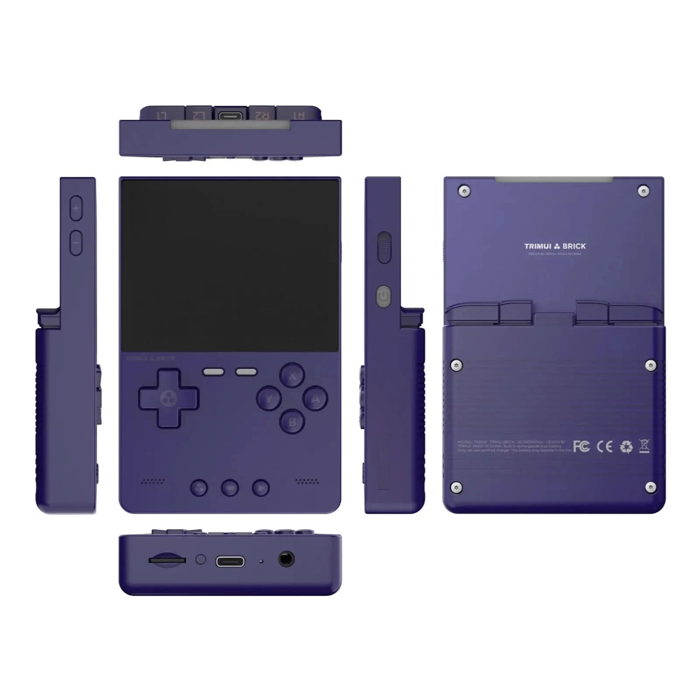 TRIMUI BRICK Handheld-Spielekonsole Tragbarer Retro-Videoplayer Spielekonsole Linux-System 3000mAh Langzeitakku LED Jungen Geschenke