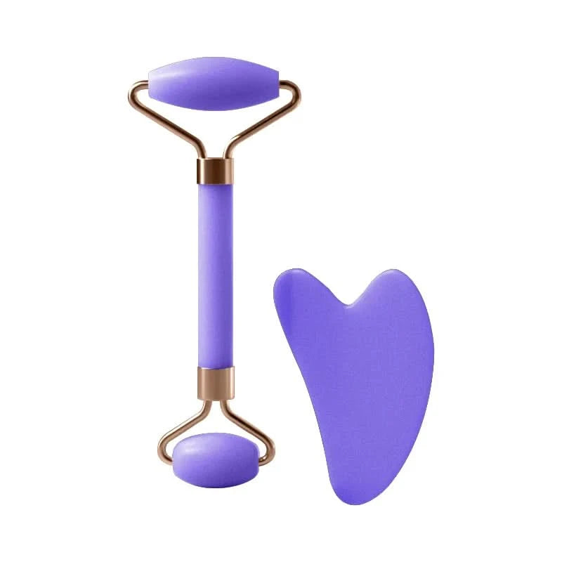 Gesichts-, Hals- und Augenroller aus Harz für die Gesichtsmassage, Instrument für die Gesundheitspflege, Schabebrett, Muskel-Schönheitspflegewerkzeuge