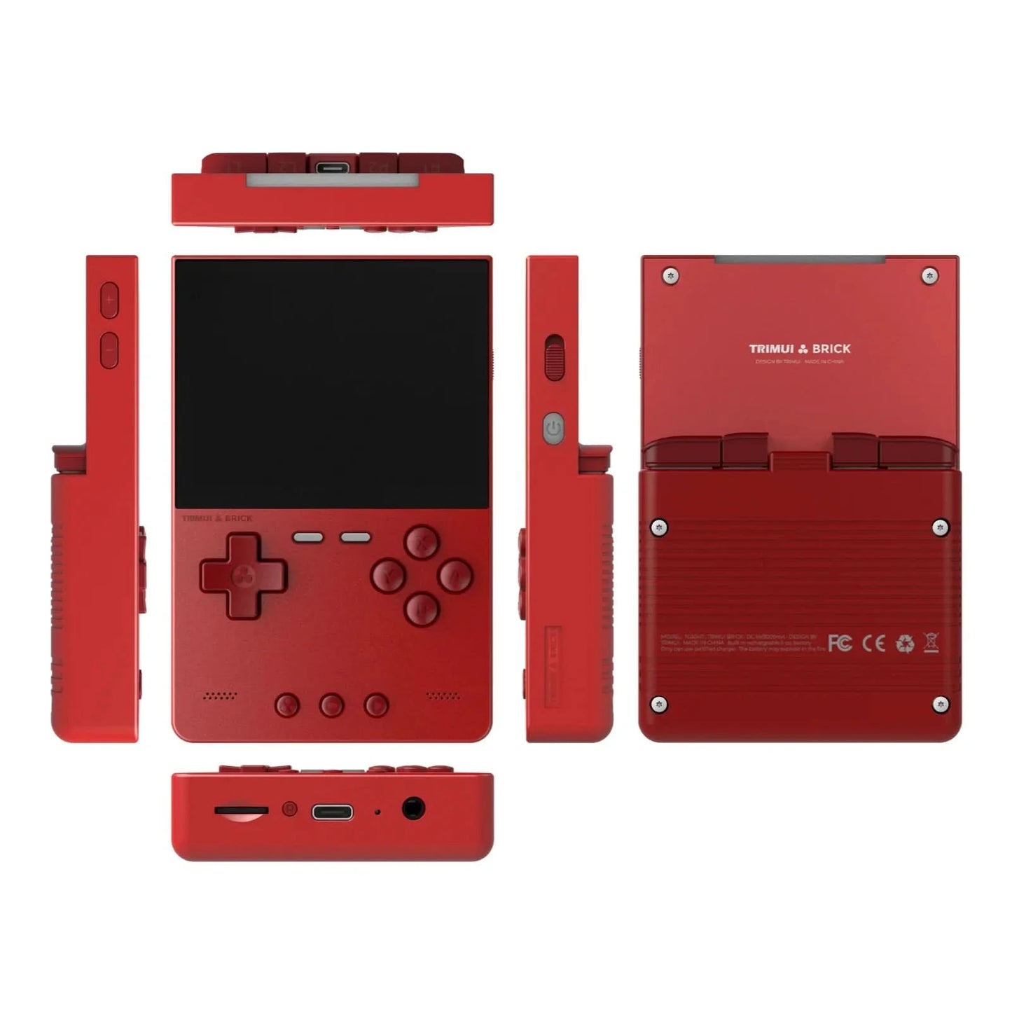 TRIMUI BRICK Handheld-Spielekonsole Tragbarer Retro-Videoplayer Spielekonsole Linux-System 3000mAh Langzeitakku LED Jungen Geschenke