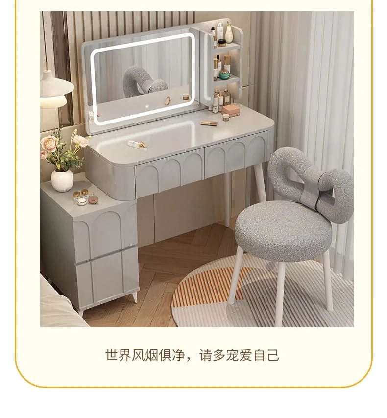 White Home Dressing Table Wood Cute Comfortable Luxury Dressing Table Minimalist Modern Muebles De Dormitorio Room Furnitures