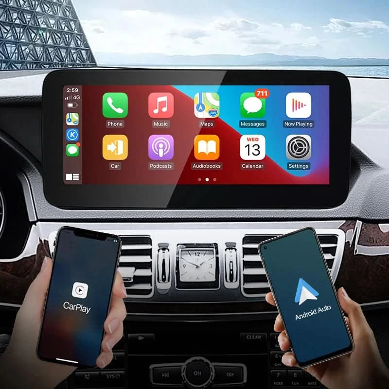 STWE Neues Auto Multimedia Drahtloses Android AUTO CarPlay 10,25 Zoll 12,3 Zoll Bildschirm für Mercedes Benz E-Klasse W212 Auto-Videoplayer