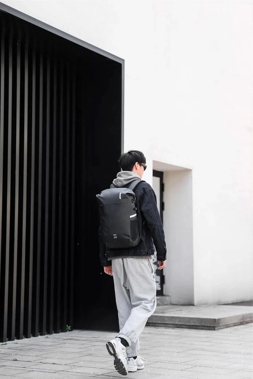 Rhinowalk Fahrrad-Packtasche 22L Vollständig wasserdichte Gepäckträgertasche Rucksack Kapazität Multifunktionaler Gepäckträger Fahrradtasche Umhängetasche