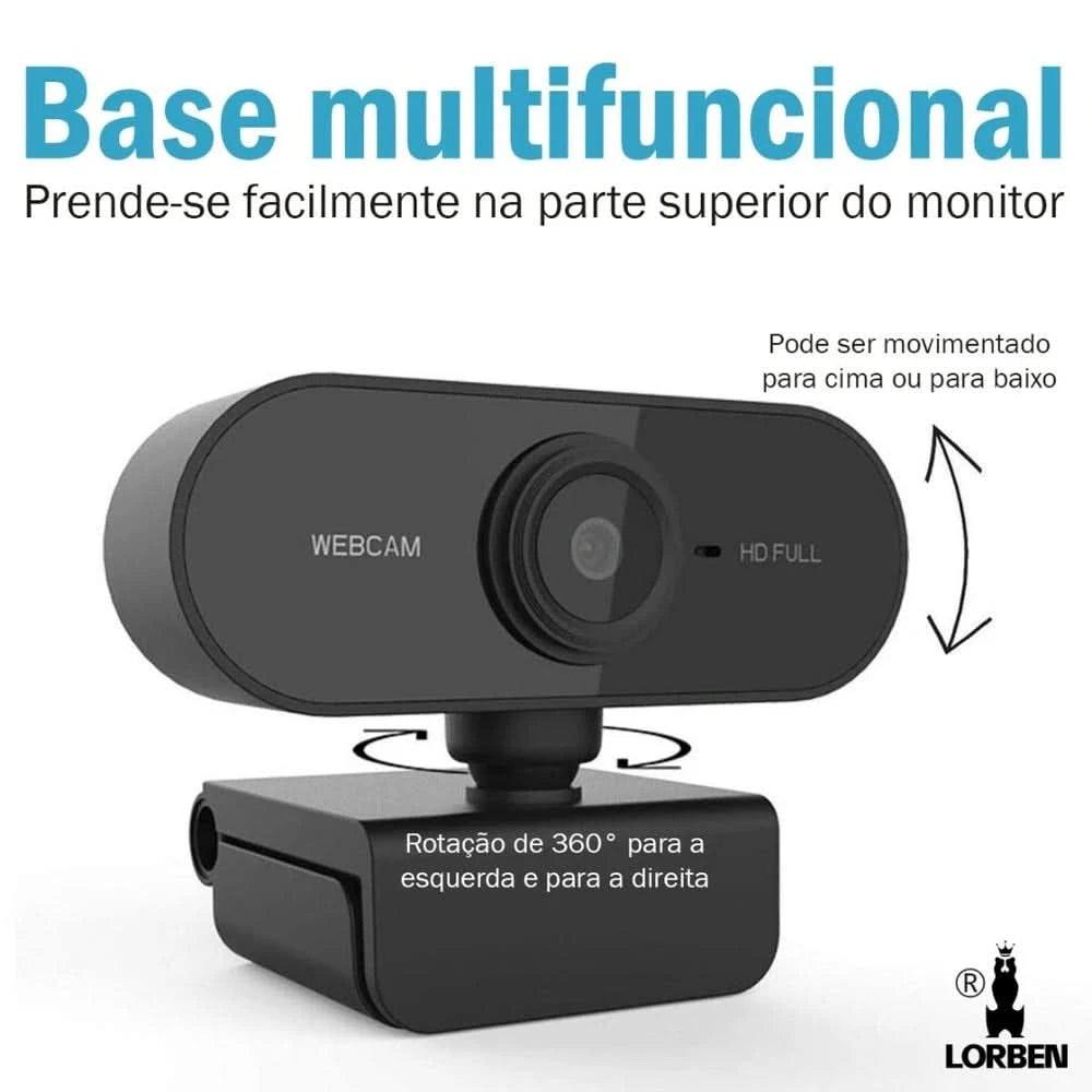 Webcam 1080p Kamera für Computer mit integriertem Mikrofon