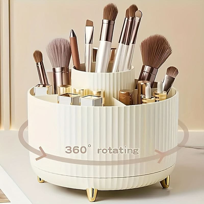 360°-drehbarer Make-up-Organizer für Damen