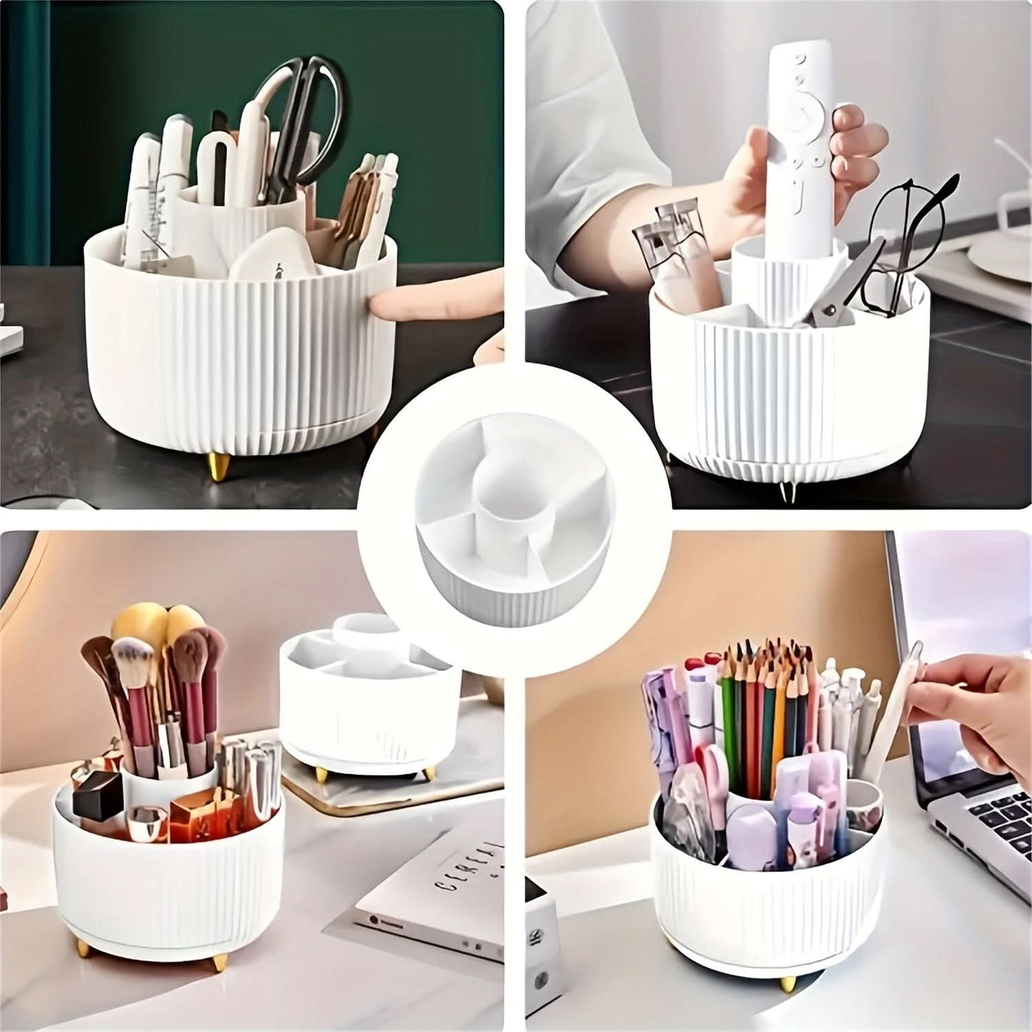 360°-drehbarer Make-up-Organizer für Damen